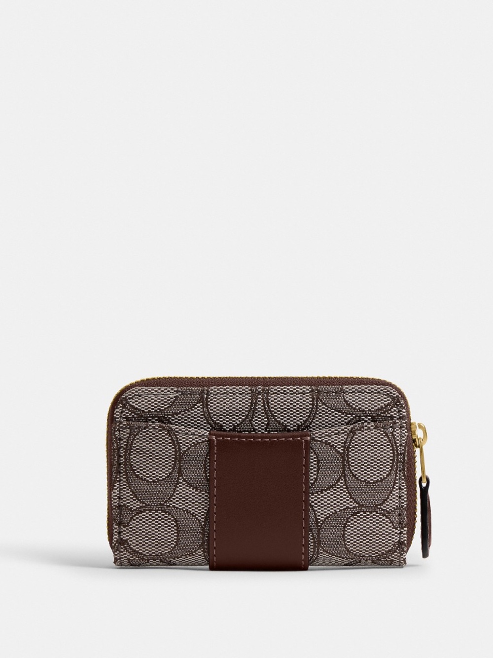 Coach Essential Small Zip Around Card Case In Signature Jacquard - Picture 3 of 3